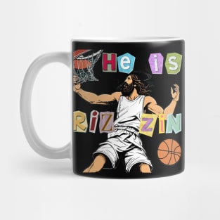 He is Rizzin funny Jesus Mug